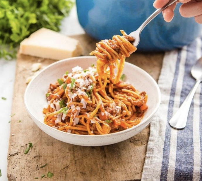 One Pot Spaghetti and Meat Sauce