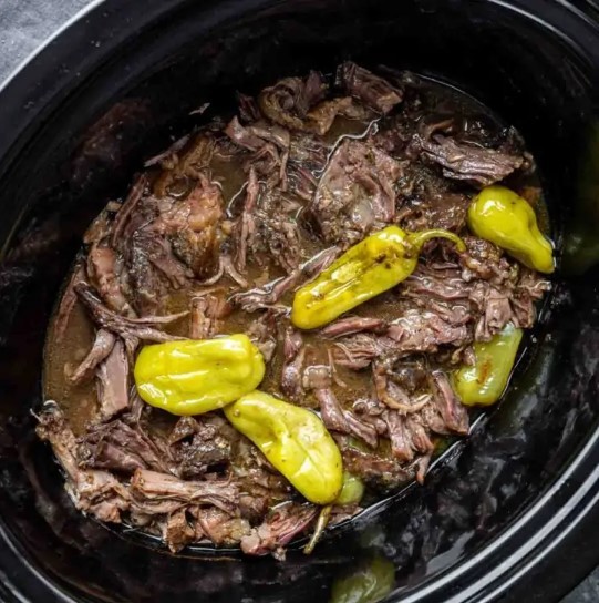 Slow Cooker Mississippi Pot Roast