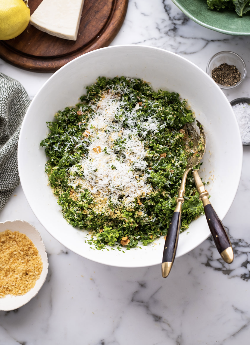 Kale salad with Pecorino, walnuts & sultanas — Recipes