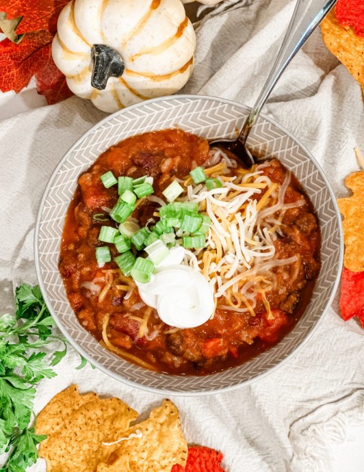 Lightened Up Pumpkin Chili