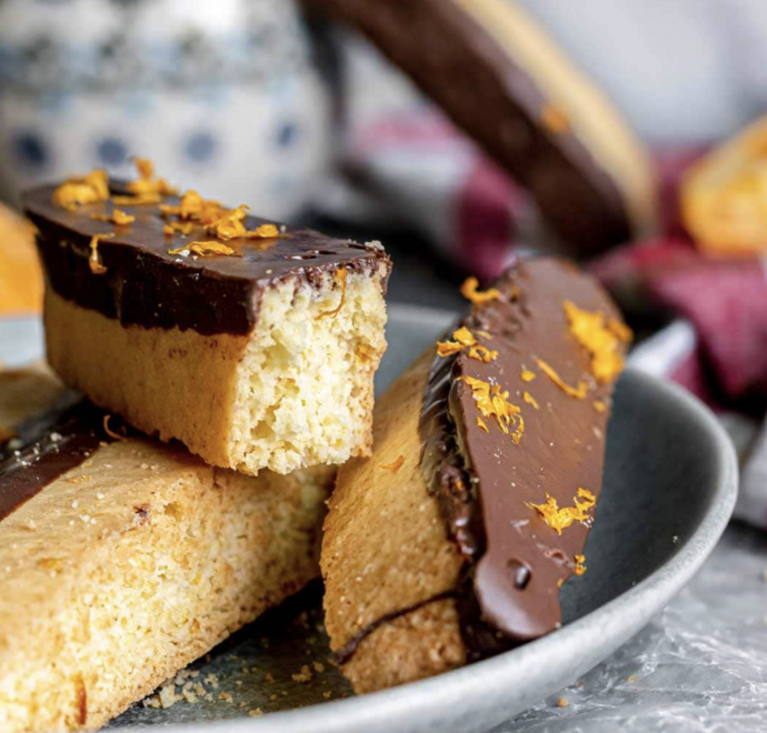 Dark Chocolate Orange Biscotti