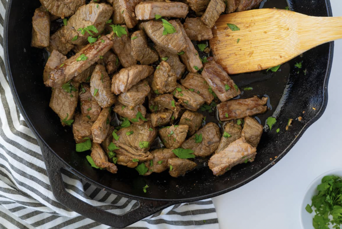 Garlic Steak Bites