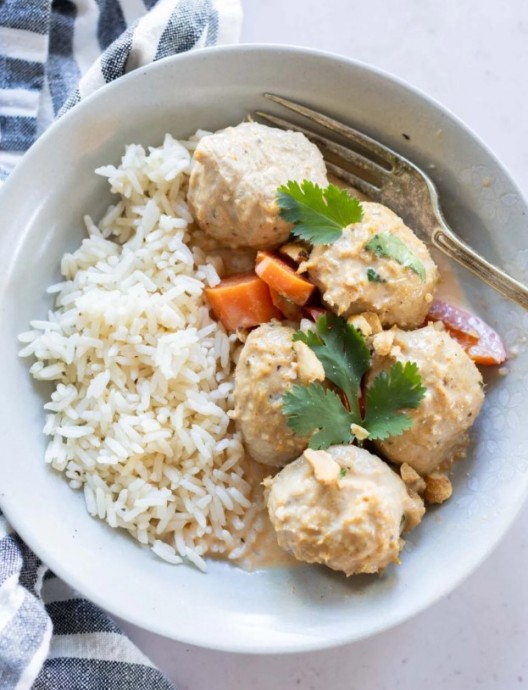 Thai Turkey Meatballs