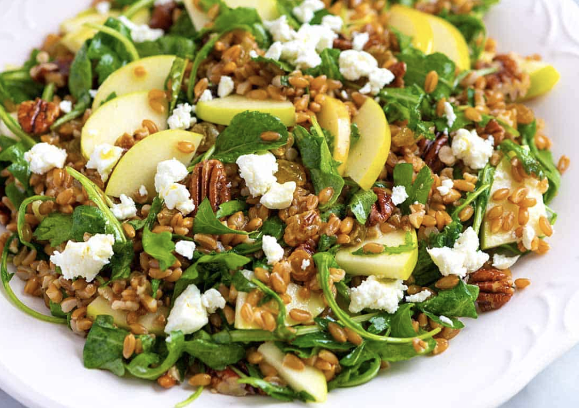 Farro Salad with Apples and Arugula — Recipes