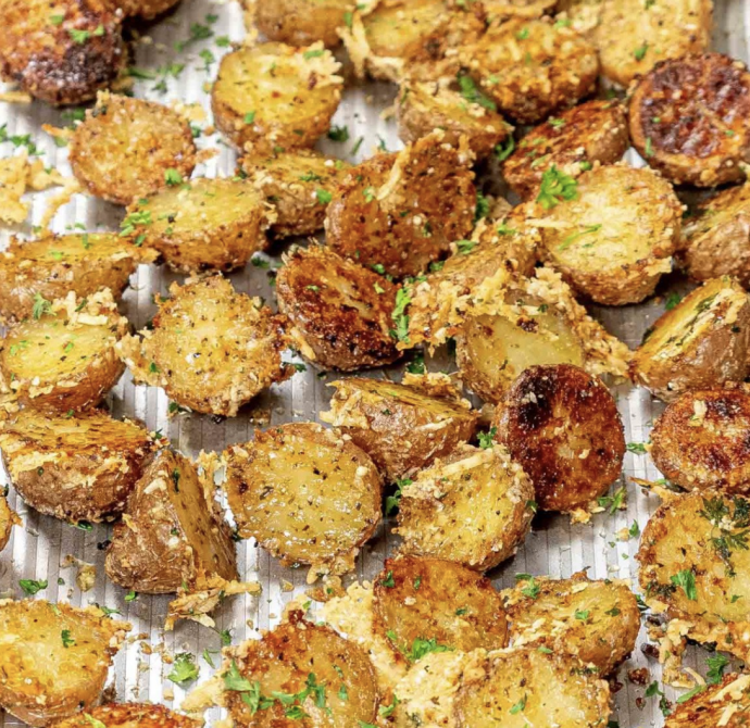 Crispy Parmesan Potatoes