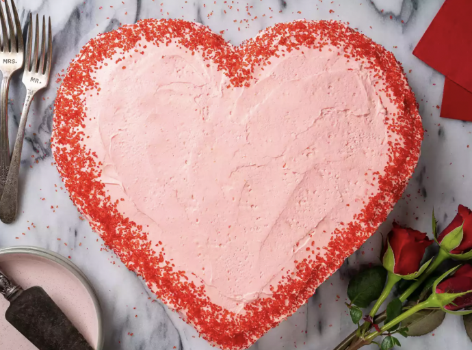Heart-Shaped Valentine's Day Cake Recipe