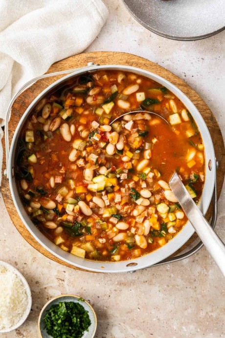 Ham and Cannellini Bean Soup Ham and Cannellini Bean Soup