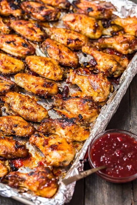 Cranberry Chicken Wings