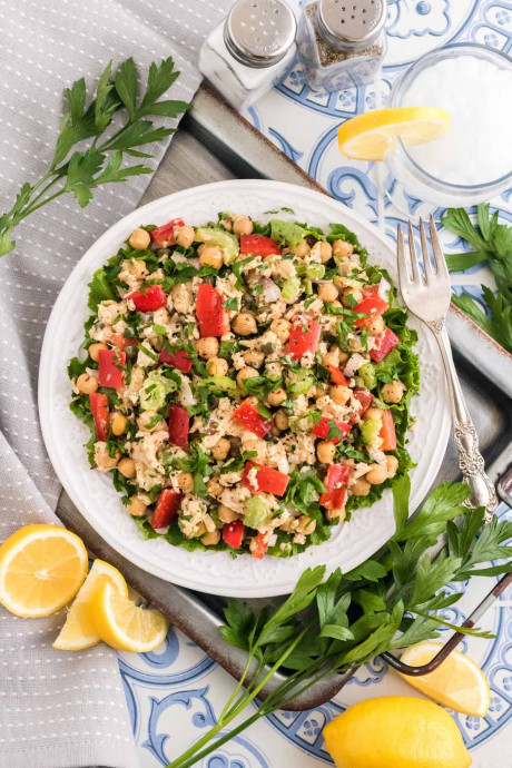 Chickpea Tuna Salad