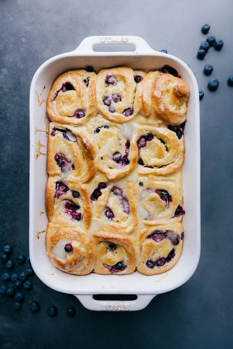 Lemon-Blueberry Sweet Rolls