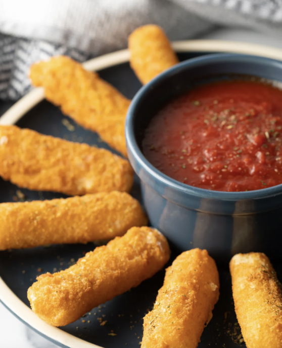 Homemade Air Fryer Mozzarella Sticks (or Frozen)