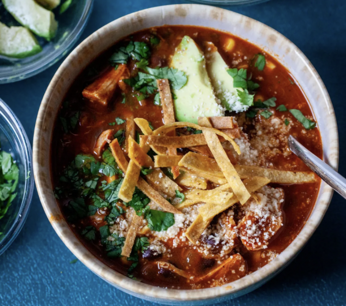 Simple Chicken Tortilla Soup