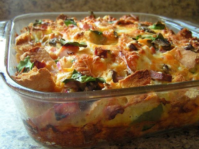 Ham And Cheese Strata