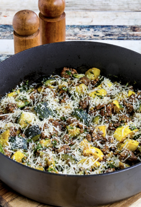 Italian Sausage and Zucchini Skillet Meal