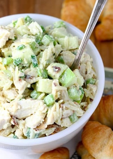 Curry Chicken Orzo Salad