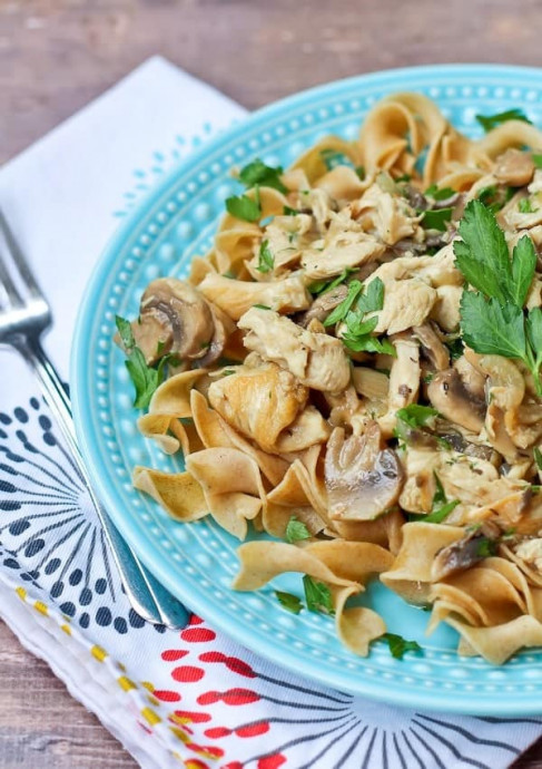 30 Minute Healthy Chicken Stroganoff