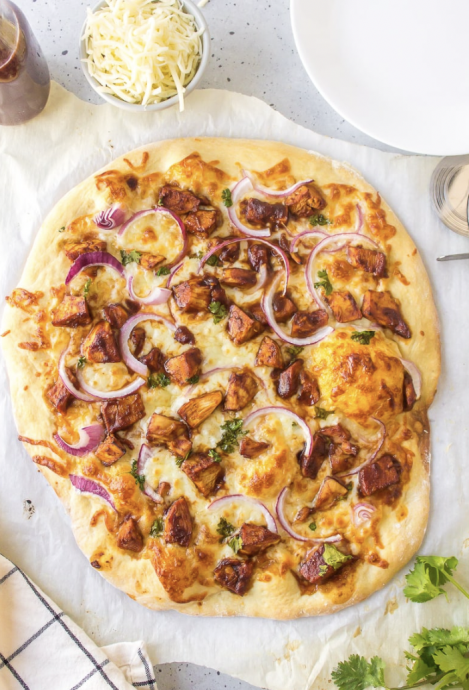 Barbecued Chicken Pizza