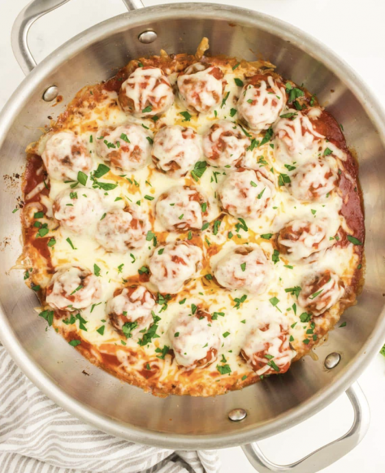 Cheesy Meatballs