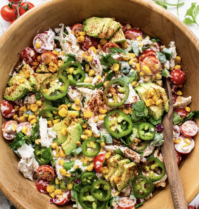 Street Corn Chicken Salad