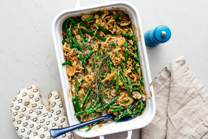 The Best Scratch Green Bean Casserole