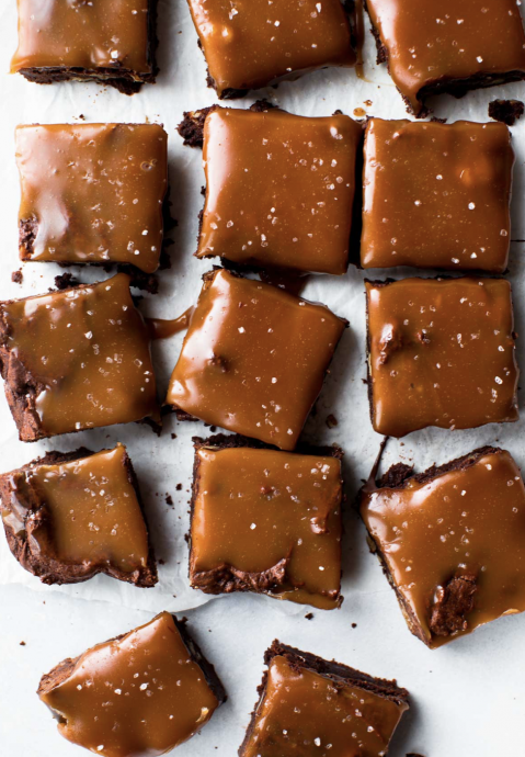 Salted Caramel Turtle Brownies