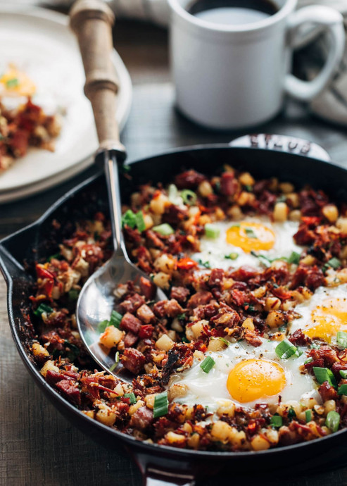 Corned Beef Hash and Eggs