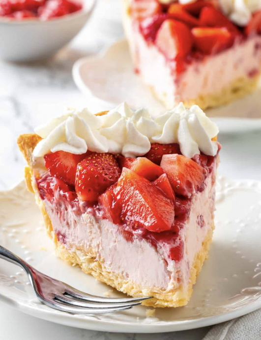 Strawberry Cream Pie