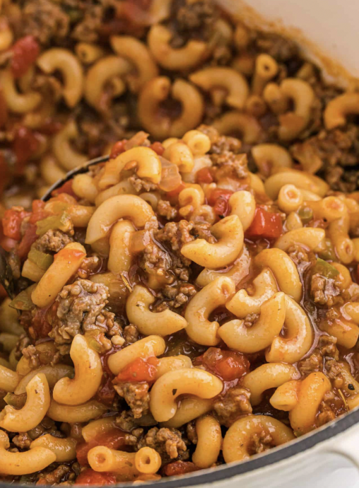 American Goulash (One Pan!)