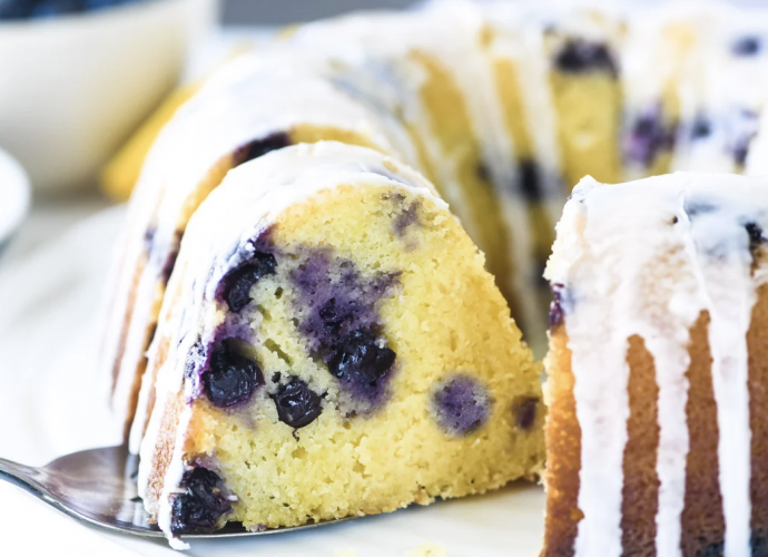 Lemon Blueberry Bundt Cake