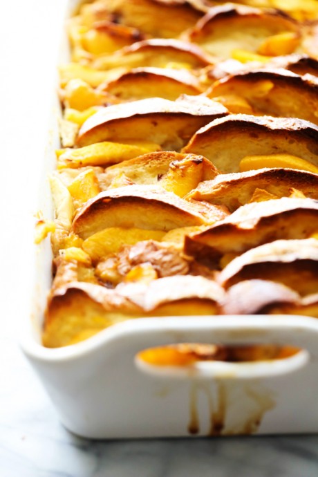 Peaches and Cream Bread Pudding Peaches and Cream Bread Pudding