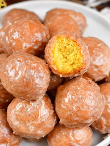 Pumpkin Donut Holes