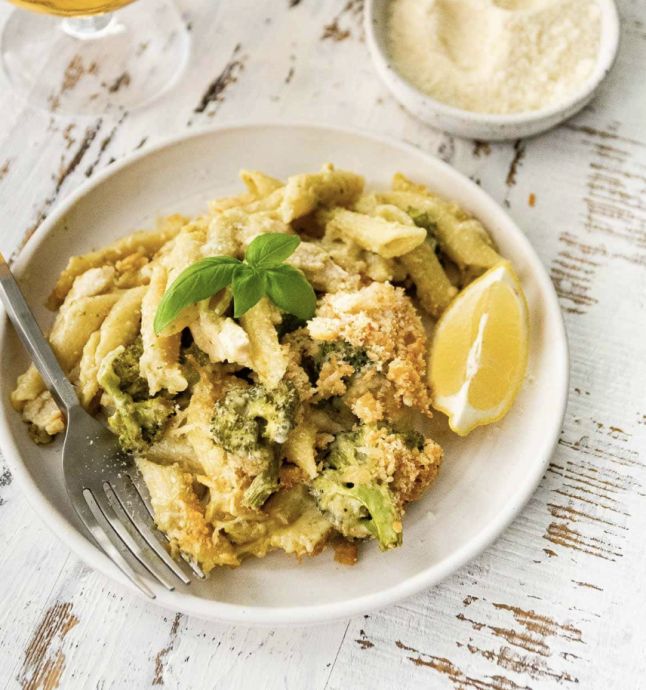 Chicken Broccoli Pasta Bake