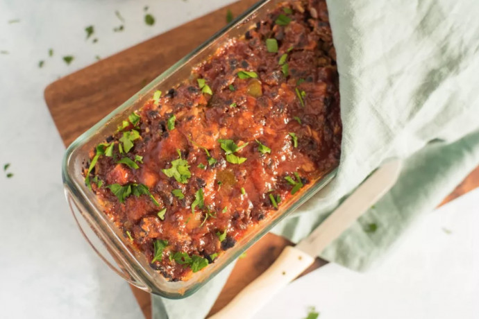 Easy Vegetarian Meatloaf Loaf