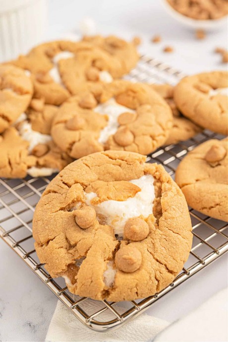 Fluffernutter Cookies