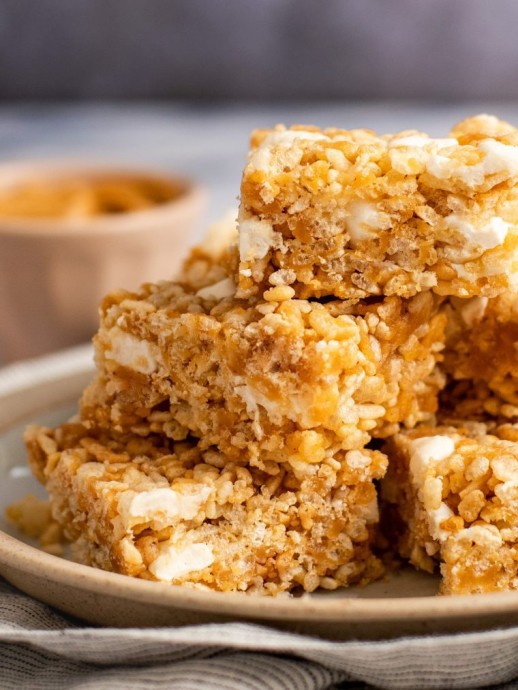 Peanut Butter Rice Krispies Treats