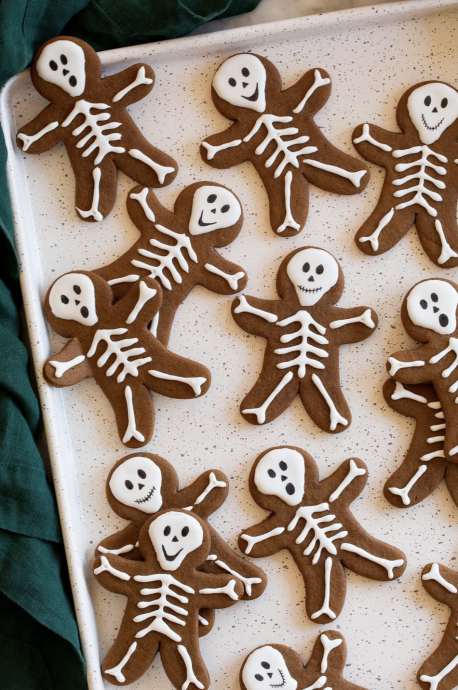 Skeleton Gingerbread Cookies