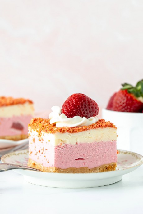 Strawberry Shortcake Ice Cream Cake