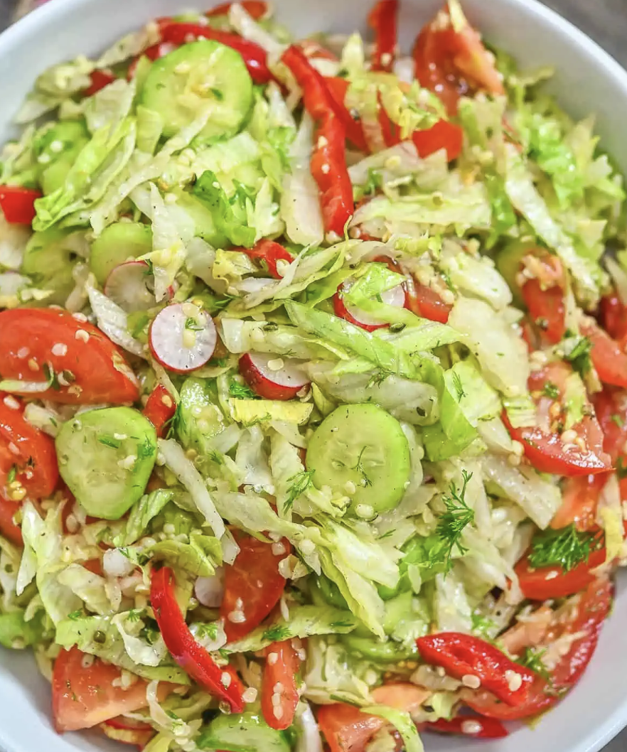 Iceberg Lettuce Salad — Recipes