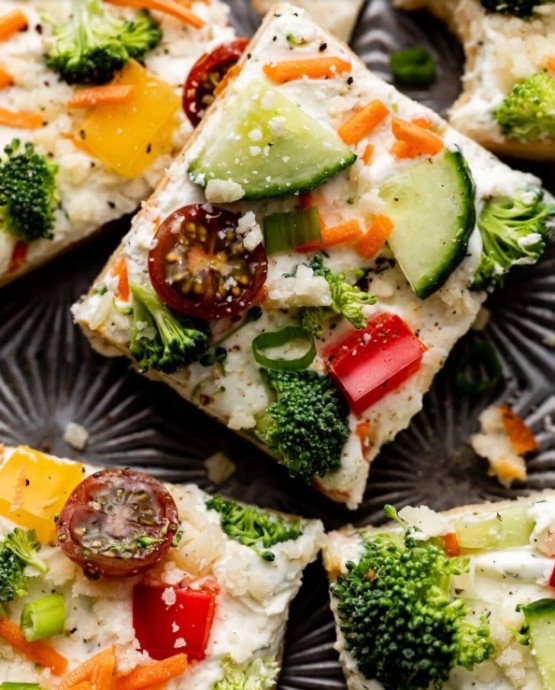 Cold Veggie Pizza
