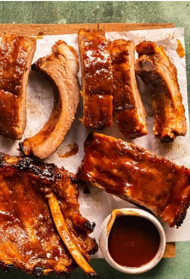 Pineapple Pork Ribs with Hawaiian Huli Huli Sauce Pineapple Pork Ribs with Hawaiian Huli Huli Sauce