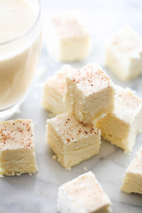 Eggnog Fudge