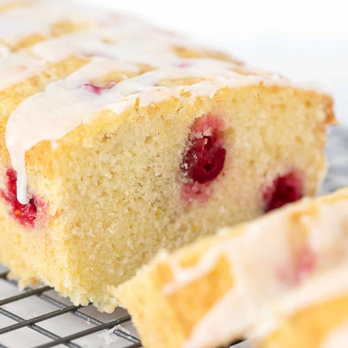 Glazed Cranberry Lemon Loaf