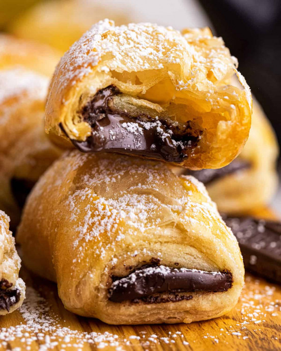 Shortcut Chocolate Croissants