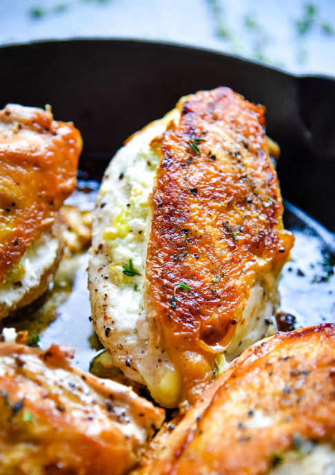 Goat Cheese Stuffed Chicken Breast