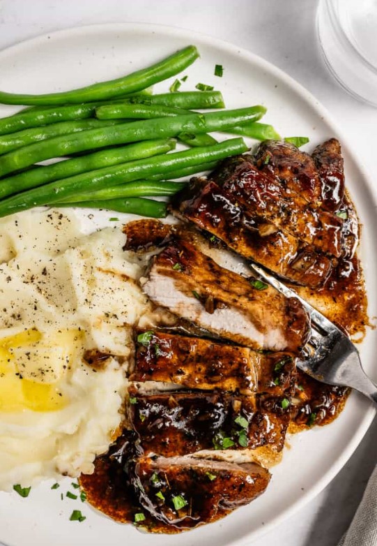 Balsamic Pork Chops — Recipes