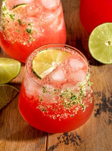 Watermelon Margarita Mocktail Watermelon Margarita Mocktail