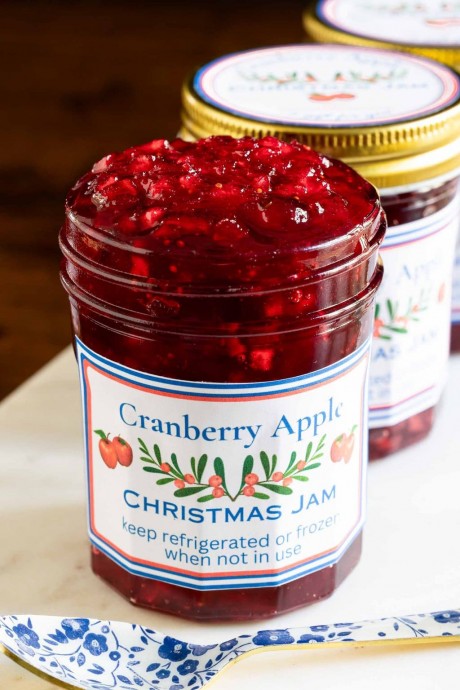 Cranberry Apple Christmas Jam