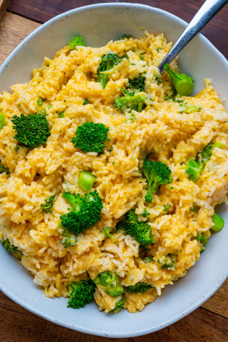 Broccoli Cheddar Rice