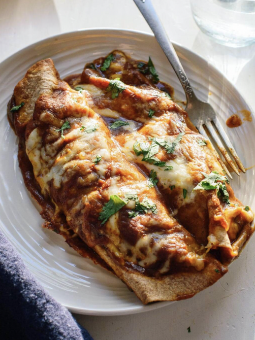 Veggie Black Bean Enchiladas