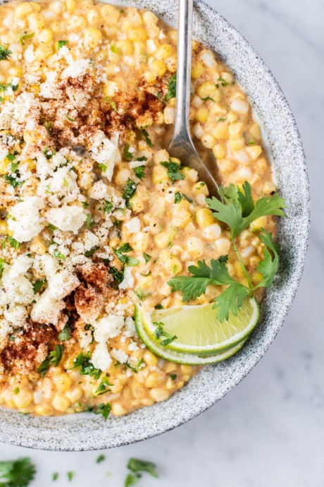 Mexican Elote Creamed Corn